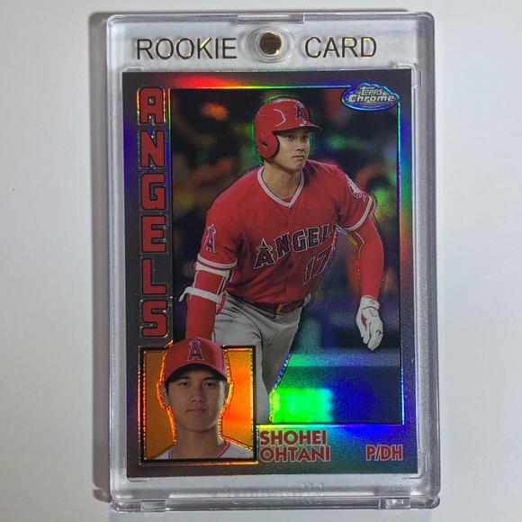 🔥💥📈2019 SHOHEI OHTANI BASEBALL CARD • TOPPS CHROME REFRACTOR SP - Picture 6 of 7